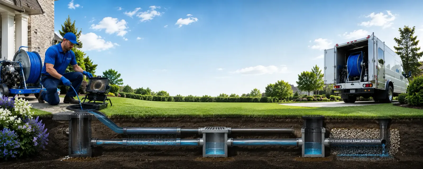 Outdoor drain cleaning information for Nisland, SD